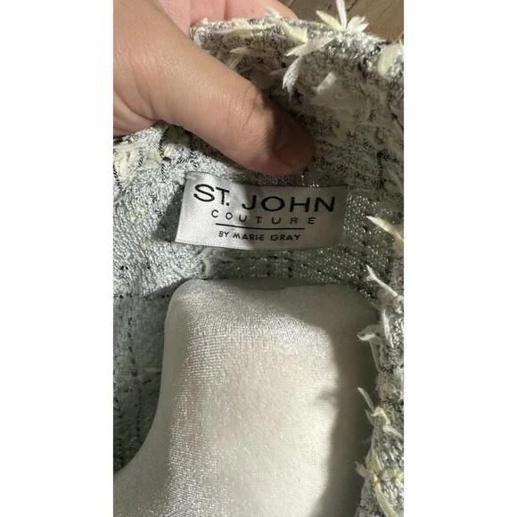St. John Couture Collection Tweed Jacket Sz. 8